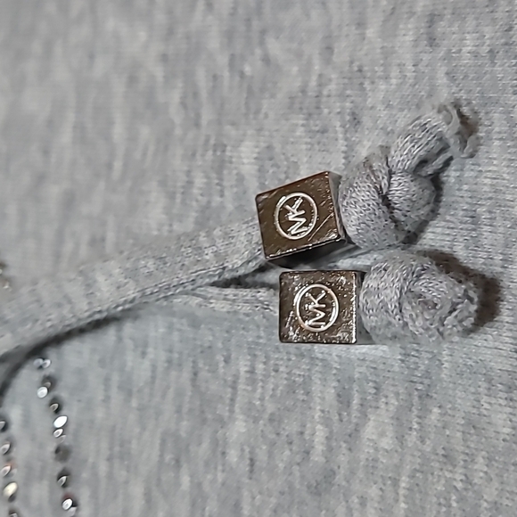 Michael Michael Kors Silver Studded Tie Cuffs Long-sleeve Shirt - Picture 4 of 14